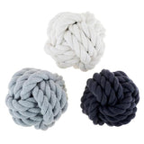 Load image into Gallery viewer, Rope Toy Knotted Ball Large 93mm Assorted Colours
