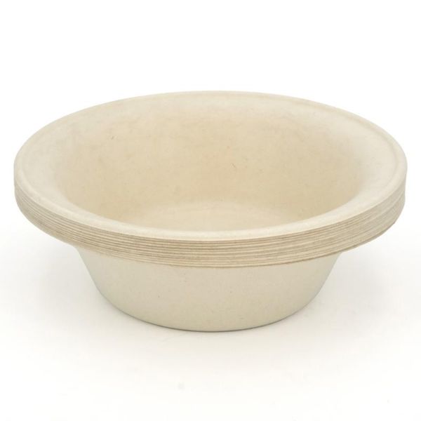 12 Pack Large 1000ml Eco Friendly Wheat Straw Bowls - 26cm