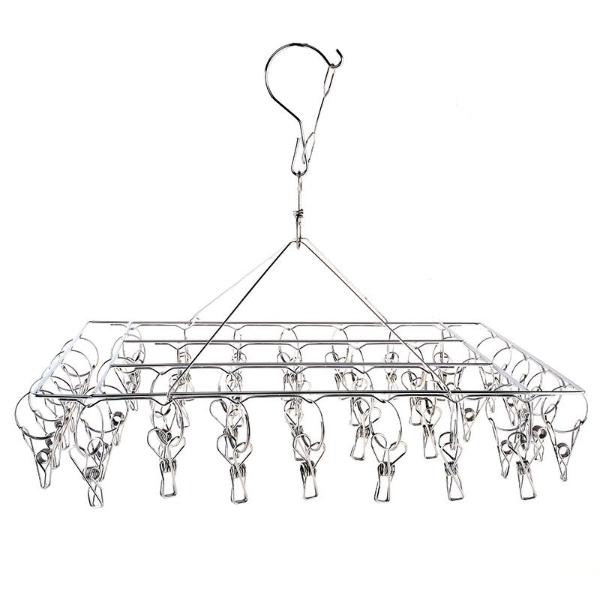 Stainless Steel Pegs Hanging Airer With 40 Pegs