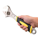 Load image into Gallery viewer, Black &amp; Yellow Soft Grip Handle Adjustable Wrench - 30cm
