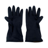 Load image into Gallery viewer, Black Heavy Duty Latex Rubber Gloves
