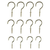 Load image into Gallery viewer, 18 Pack Medium - Large Brass Cup Hooks