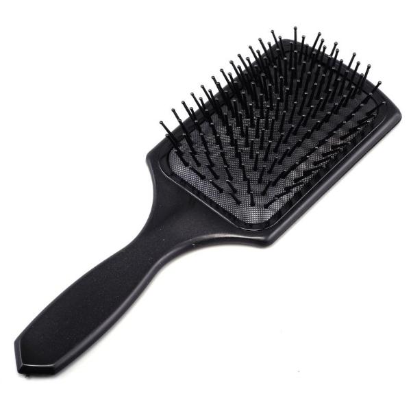 Black Detangling Paddle Hair Brush - 24cm x 8cm