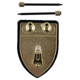 Load image into Gallery viewer, 2 Pack Brass Plated Wall Mounted Hook Picture