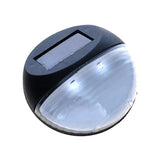 Load image into Gallery viewer, Illuminex Round Black Outdoor Solar Led Wall Warm White Light - 11cm