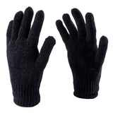 Load image into Gallery viewer, 2 Pack Mens Black Thermal Heat Control Fingerless Gloves
