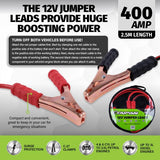 Load image into Gallery viewer, Taipan 400A C-27 Clamps & Surge Protection Jumper Lead Cables - 250cm