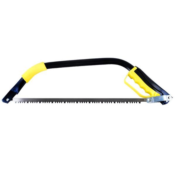 Black & Yellow Iron Bowsaw With Knuckle Guard - 53cm