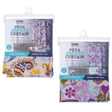 Load image into Gallery viewer, Peva Shower Curtain With 12 Metal Hooks - 178cm x 183cm