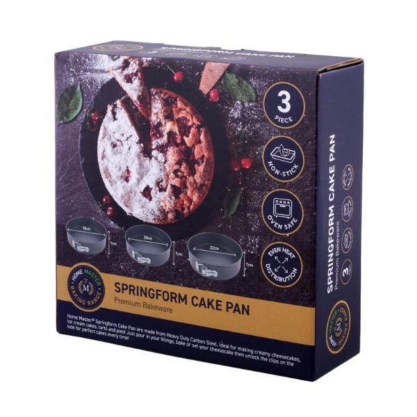 3 Pack Springform Cake Pan