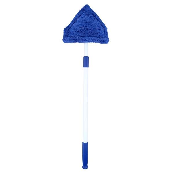 Microfibre Triangular Head Cleaning Tool With Extendable Pole - 55cm x 90cm