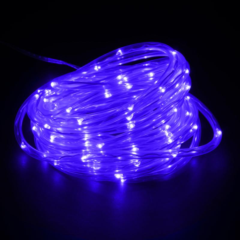 Blue Led Solar Rope Light - 700cm