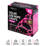 Load image into Gallery viewer, Rose Pink Led Solar Rope Light - 700cm