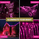 Load image into Gallery viewer, Rose Pink Led Solar Rope Light - 700cm