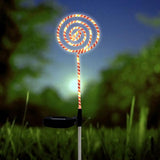 Load image into Gallery viewer, Solar Candy Cane Led Stake Lollypop - 10cm x 10cm