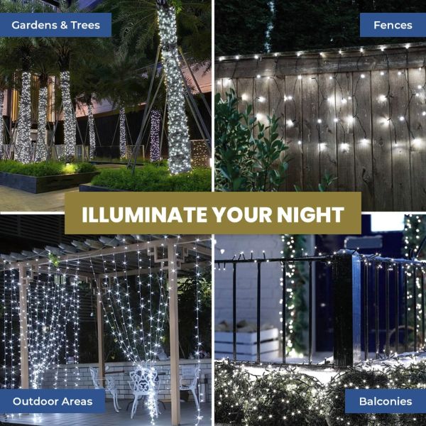 Cool White Low Voltage Fairy Lights - 19.5m