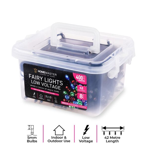 Multicolour Low Voltage Fairy Lights - 42m
