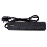Load image into Gallery viewer, Black 240V 10A Max Load 2400W Power Board - 1m