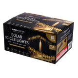 Load image into Gallery viewer, Warm White Led Icicle Shape Solar Light - 730cm