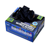 Load image into Gallery viewer, 50 Pack Black Small Powder Free Disposable Gloves
