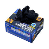 Load image into Gallery viewer, 50 Pack Black Medium Powder Free Disposable Gloves