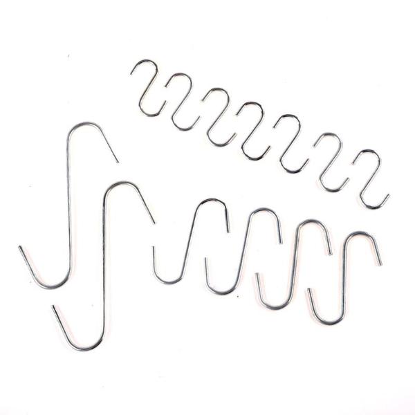 13 Pack Assorted Stainless Steel S Hook