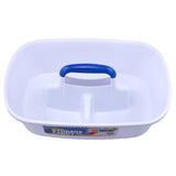 Load image into Gallery viewer, White Plastic Cleaning & Storage Caddy With Carry Handle