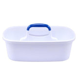Load image into Gallery viewer, White Plastic Cleaning & Storage Caddy With Carry Handle