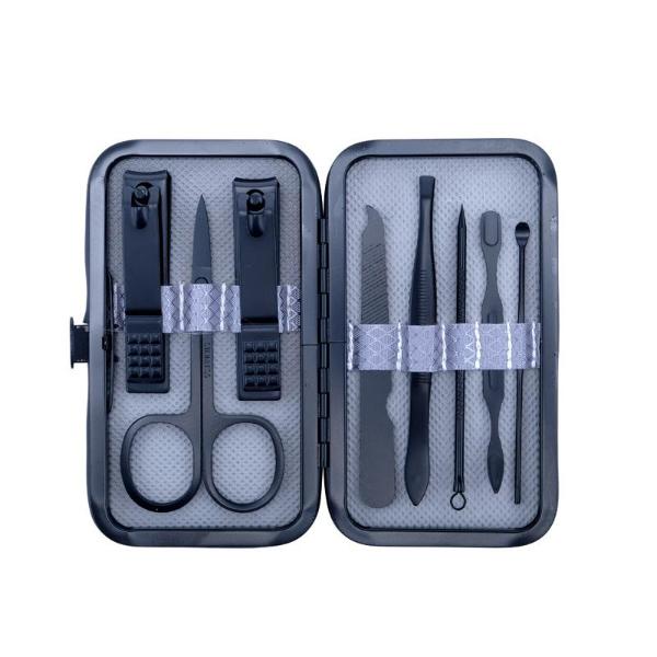 8 Pack Deluxe Grooming Manicure Set In Carry Case