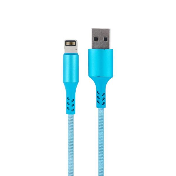 Rainbow Charge & Sync USB A To 8 Pin Polyester Cable - 200cm