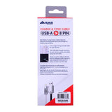 Load image into Gallery viewer, Assorted Charge & Sync USB A To 8 Pin Heavy Duty Cable