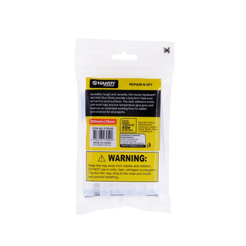 12 Pack Clear Hot Melt Glue Sticks - 10cm x 1.1cm
