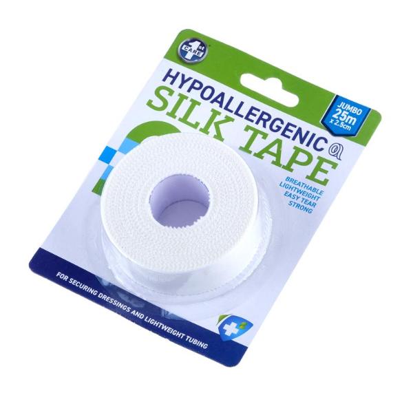 Hypo Allergenic Silk Tape - 25m