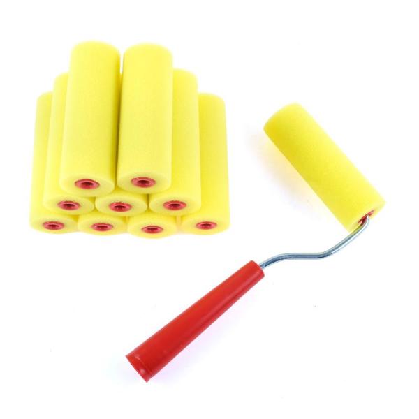 11 Pack Paint Roller & Refill Kit - 21cm x 10cm x 3cm