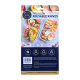 Load image into Gallery viewer, 24 Pack White Premium Reusable Knives - 18cm

