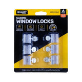 Load image into Gallery viewer, 6 Pack Venting &amp; Locking Sliding Window Locks
