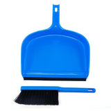 Load image into Gallery viewer, 2 Pack Blue Jumbo Heavy Dudy Dustpan & Brush Set - 33cm x 40cm