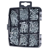 Load image into Gallery viewer, 230 Pack Fasteners &amp; Fixings Countersunk Chipboard MDF Screws In Storage Case
