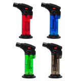 Load image into Gallery viewer, Transparent Refillable Gas Blow Lighter Torch