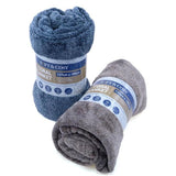 Load image into Gallery viewer, Two Tone Coral Fleece Blanket - 127cm x 150cm