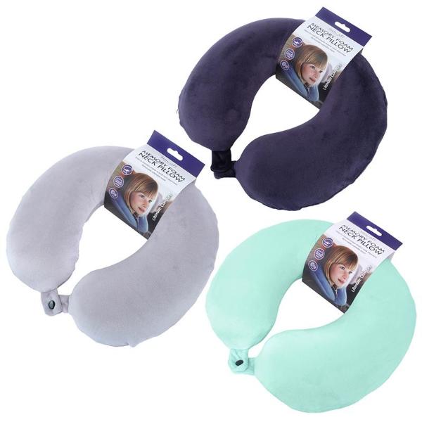Memory Foam Travel Neck Pillow