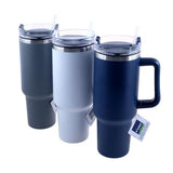 Load image into Gallery viewer, Insulated Handle Cup With Straw - 1.2L
