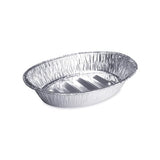 Load image into Gallery viewer, Oval Foil Roaster Tray - 47cm x 35cm x 10cm