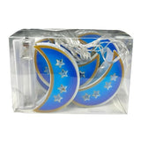 Load image into Gallery viewer, 10 Plastic Blue Moon & Star Battery Operated Lights String - 200cm