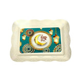 Load image into Gallery viewer, Rectangle Ramadan Kareem Plastic Tray - 40cm x 39cm x 39.5cm