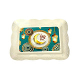 Load image into Gallery viewer, Rectangle Ramadan Kareem Plastic Tray - 40cm x 39cm x 39.5cm
