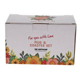 Load image into Gallery viewer, 2 Pack Nanna Tropic Floral Mug Coaster Set - 250ml
