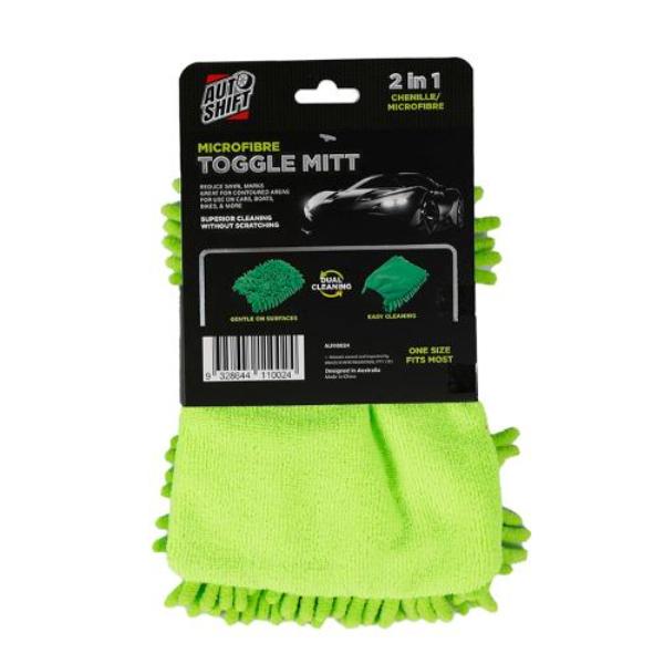 Car Microfibre Toggle Mitt - 24cm x 15cm