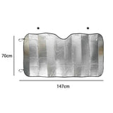 Load image into Gallery viewer, Silver Windscreen Shade - 147cm x 70cm