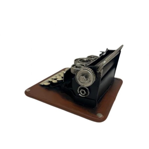 Metal Typewriter - 12.5cm x 13cm x 6.5cm
